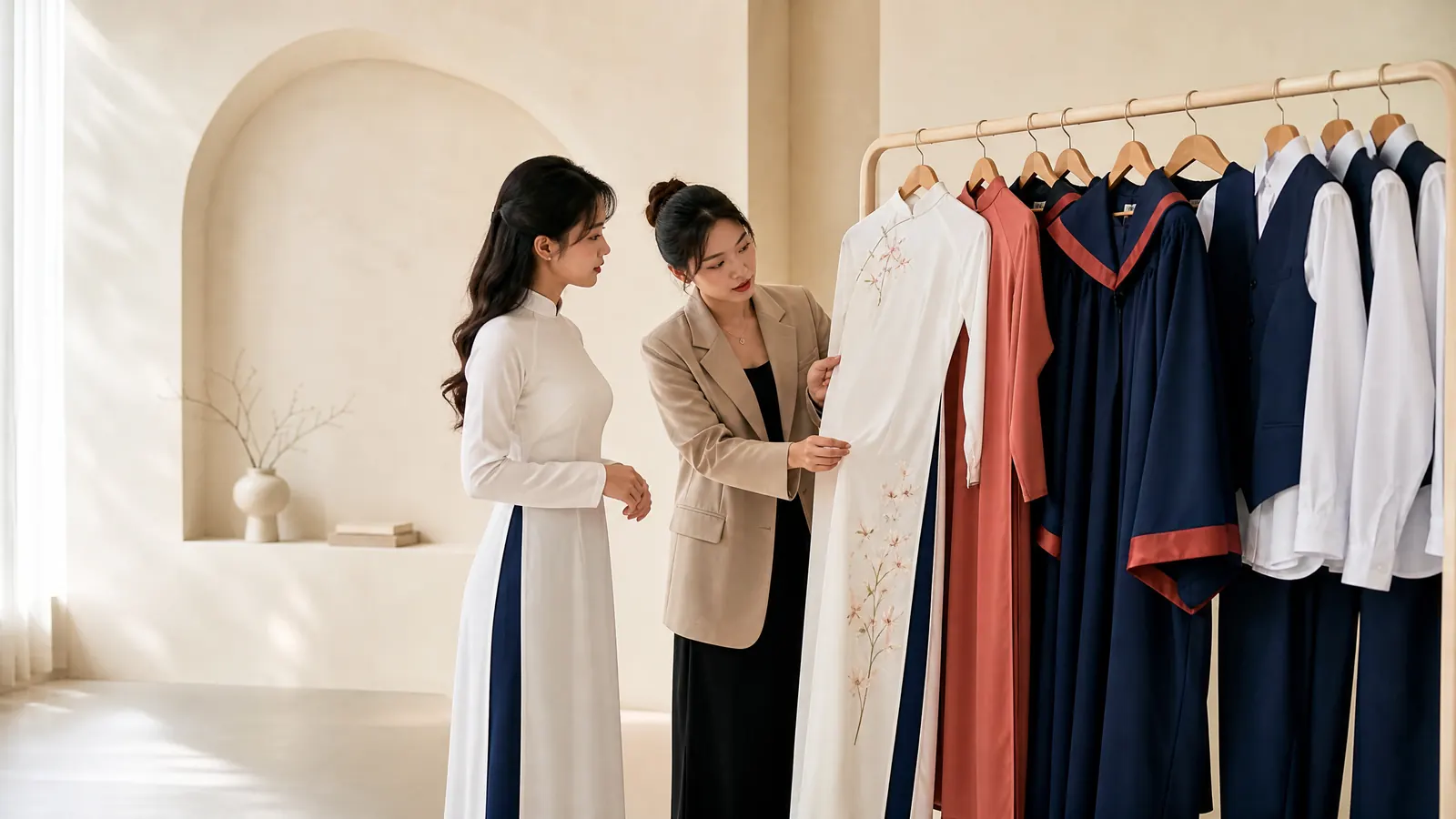 Tư vấn thuê áo kỷ yếu theo concept, số lượng và lịch chụp của lớp
