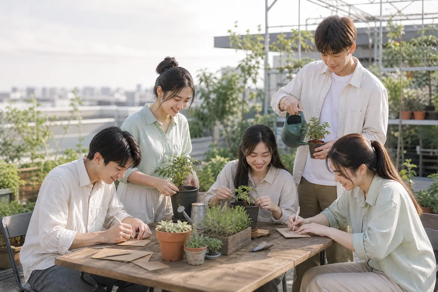Ảnh bổ trợ Vườn trên cao — Những mầm xanh của chúng ta