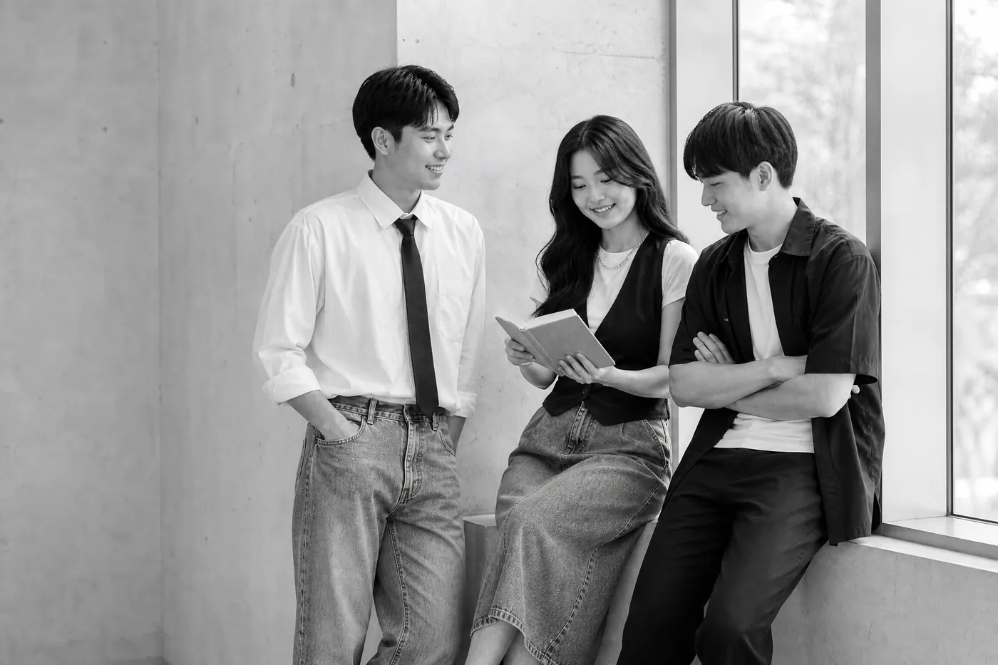 Ảnh bổ trợ Đen trắng tối giản — Những gương mặt của một tập thể